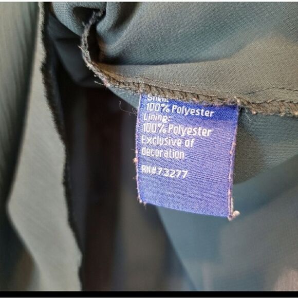 APT. 9 Evergreen Flowy Lightweight Blouse Career Events Holidays 1X - Picture 4 of 9